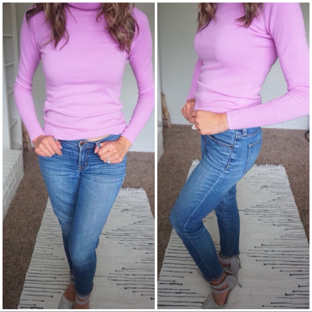 J. Crew cropped ankle skinny stretch size 24 jeans